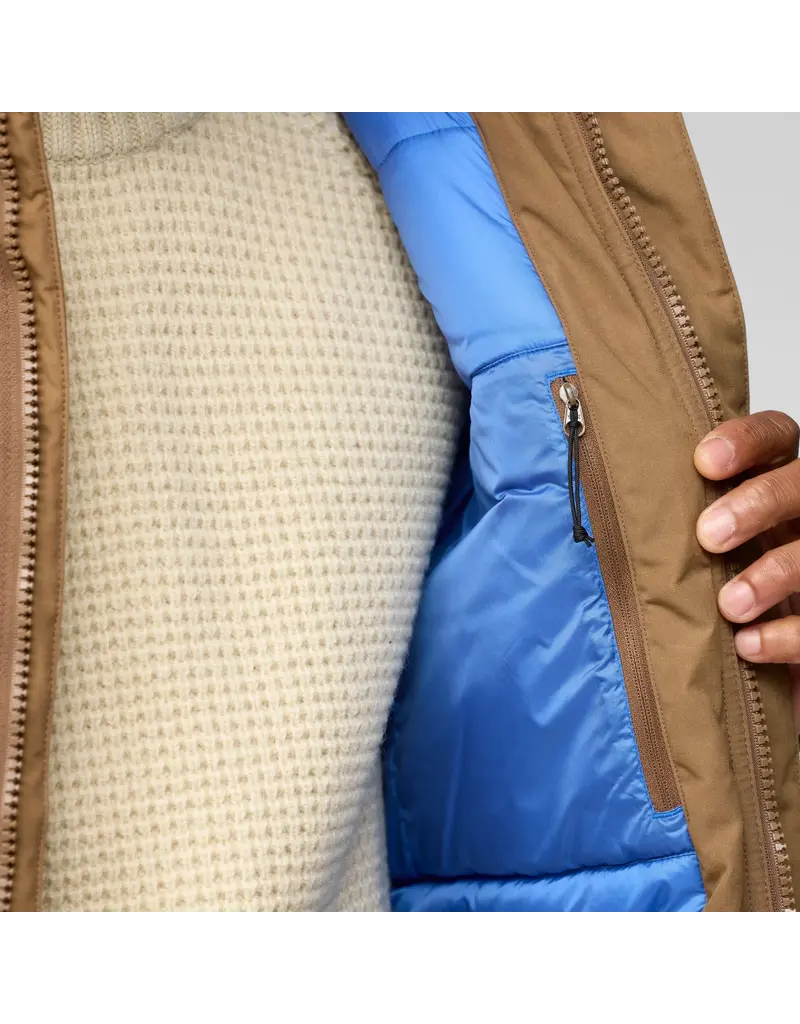 Fjällräven Övik Veste rembourrée M Bois Marron