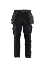 Blaklader Workwear Pantalon de travail en Softshell Noir