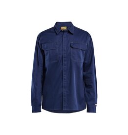 Blaklader Workwear FR Collared Shirt Navy Blue