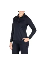 5.11 Tactical Polo Performance à manches longues pour femme, bleu marine foncé 5.11 Tactical Polo Performance à manches longues pour femme, bleu marine foncé
