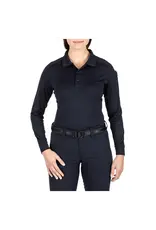 5.11 Tactical Polo Performance à manches longues pour femme, bleu marine foncé 5.11 Tactical Polo Performance à manches longues pour femme, bleu marine foncé