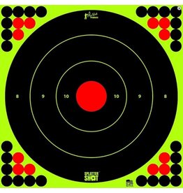 Pro-Shot Splatter Shot 8" Orange Bullseye Target 30 Pack