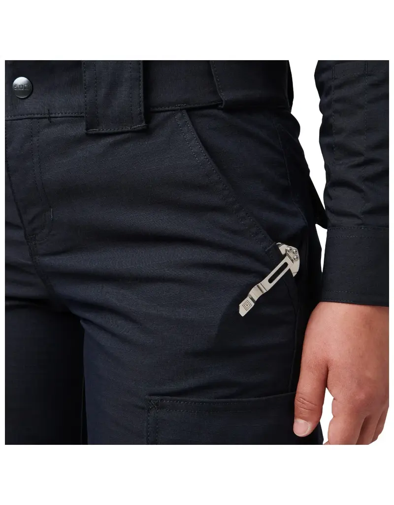 5.11 Tactical Pantalon Flex-Tac TDU Ripstop pour femme, noir, taille standard 2