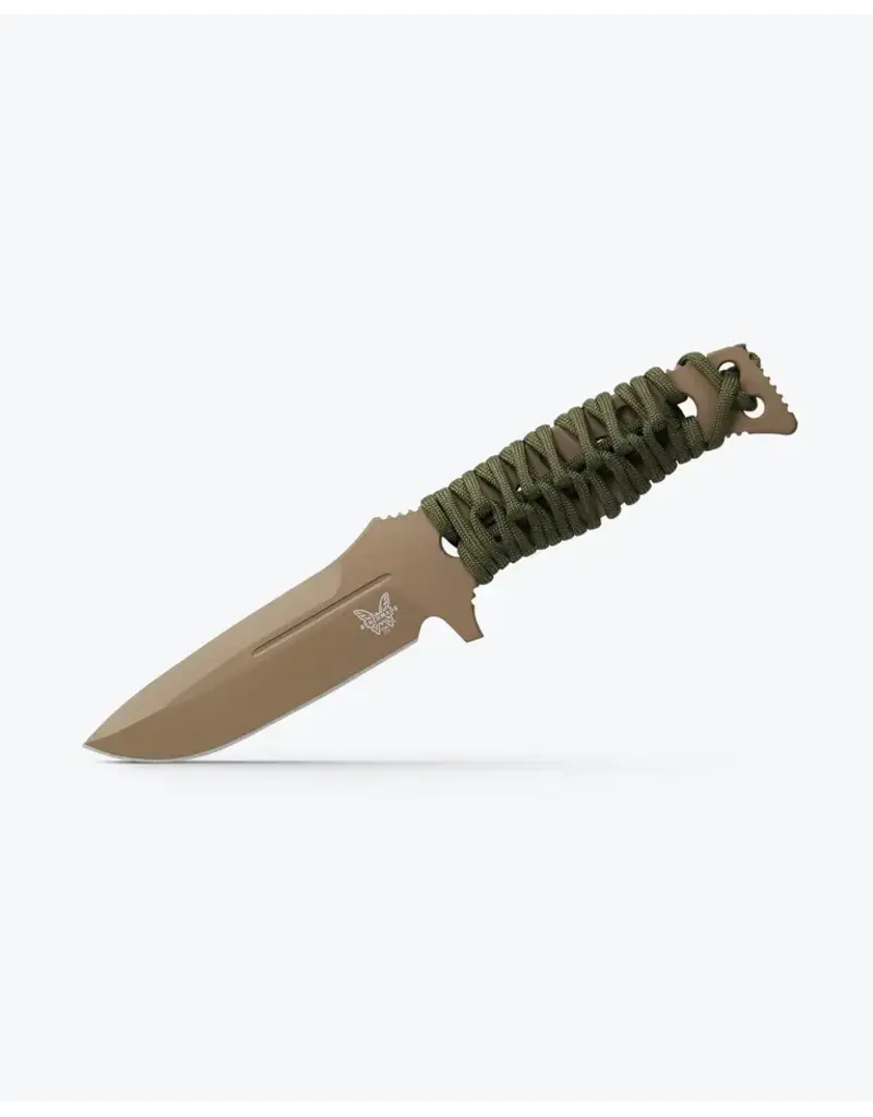 Benchmade Couteau èa lame fixe Adamas en paracorde OD Drop-point