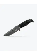 Benchmade Couteau fixe Adamas noire avec paracorde Drop-point Benchmade Couteau fixe Adamas noire avec paracorde Drop-point