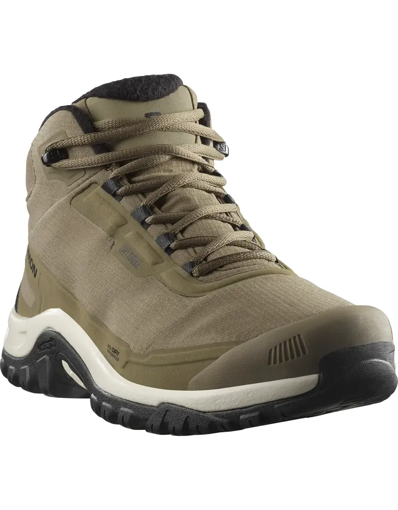 Salomon Botte Shelter Imperméable Gris pierre/Noir/Jour de pluie