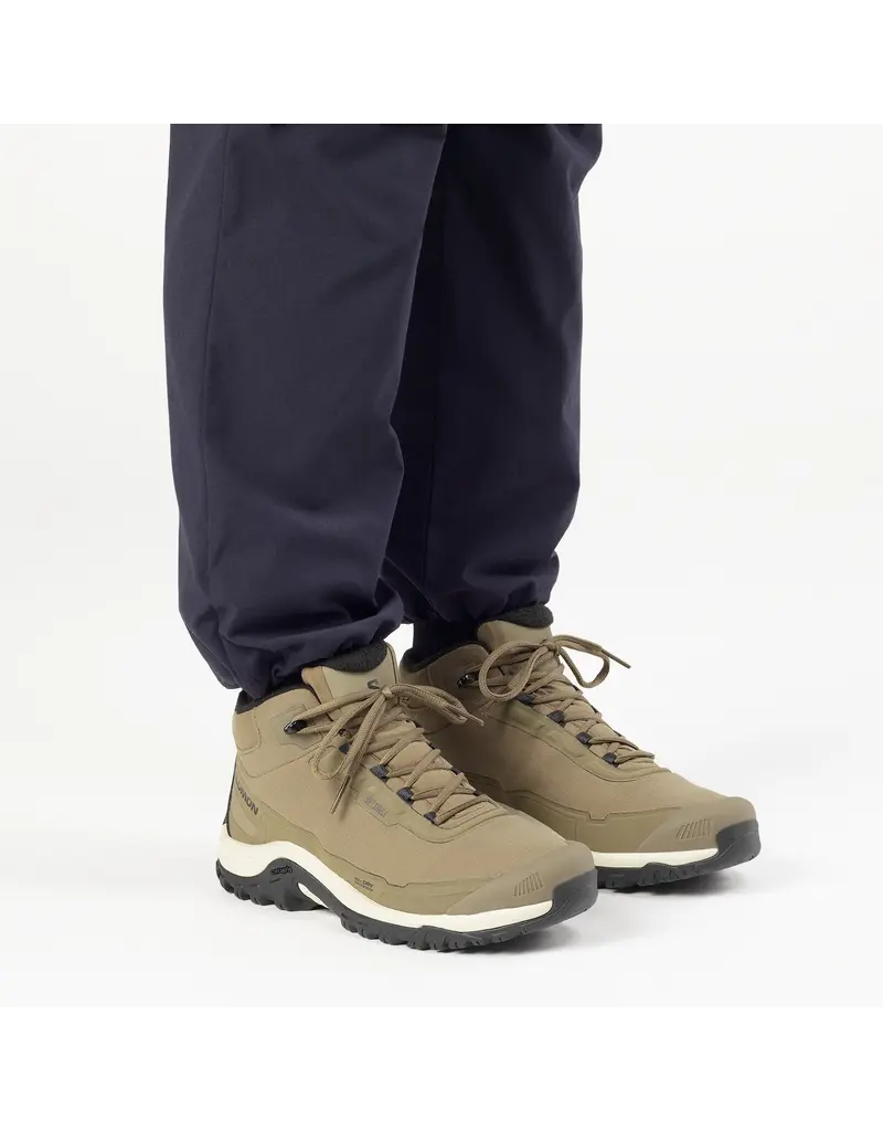 Salomon Botte Shelter Imperméable Gris pierre/Noir/Jour de pluie