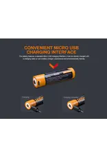 Fenix Batterie 18650 3400 mAh avec port de charge micro-USB