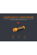 Fenix Batterie 18650 3400 mAh avec port de charge micro-USB