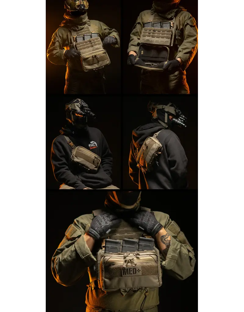 Carcajou Tactical Admin Pouch 5x9 Coyote