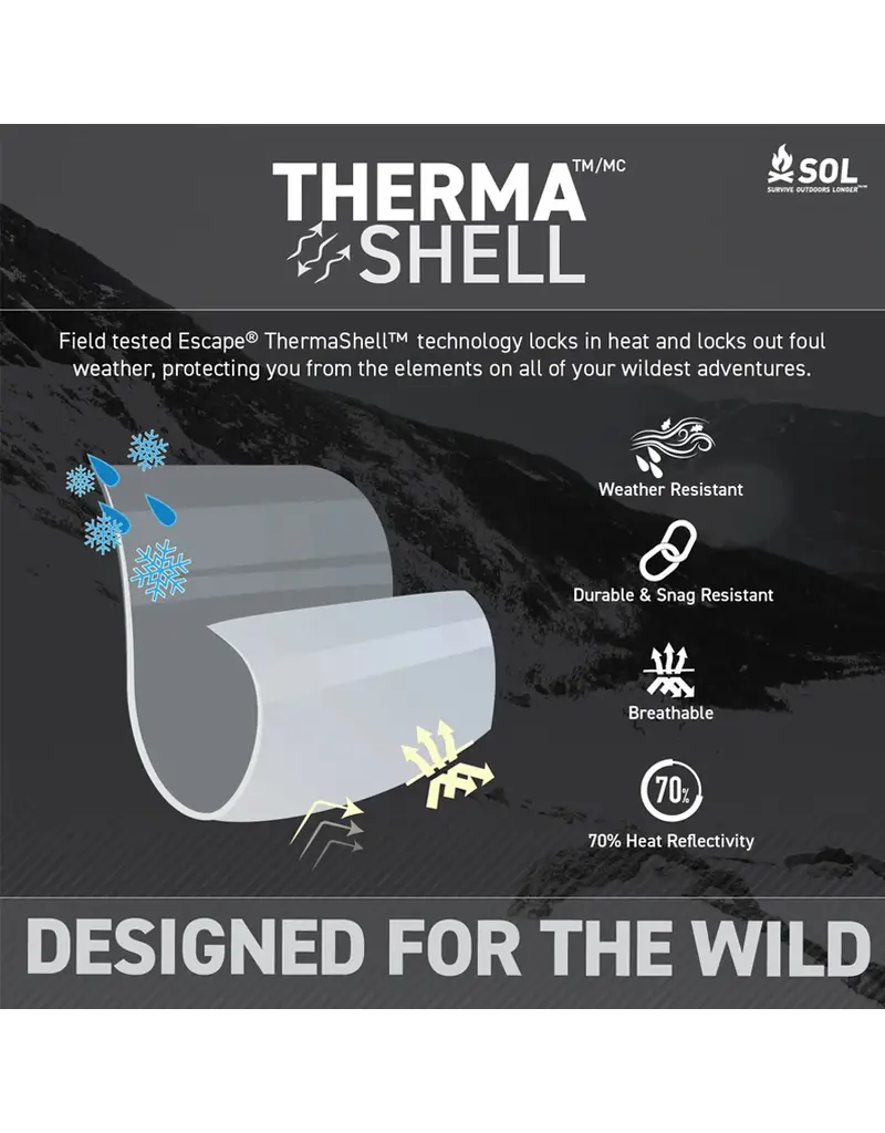 Survive Outdoors Longer Escape Bivvy XL with Hood Gray