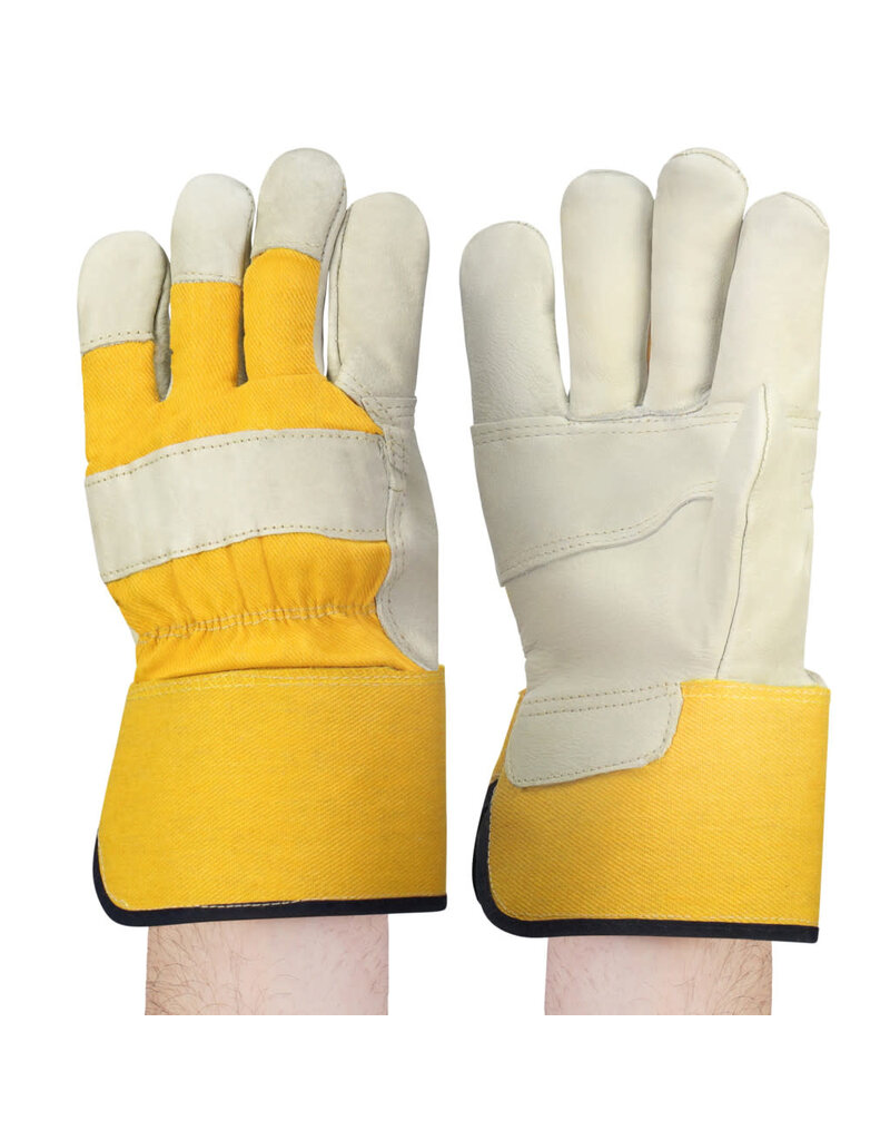 Allesco Inc. Smooth Cow Grain Leather Glove Pile Lined