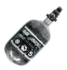 HK Army Aerolite Carbon Fiber Tank - 68ci / 4500psi - Clear