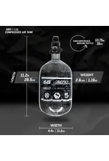 HK Army Aerolite Carbon Fiber Tank - 68ci / 4500psi - Clear