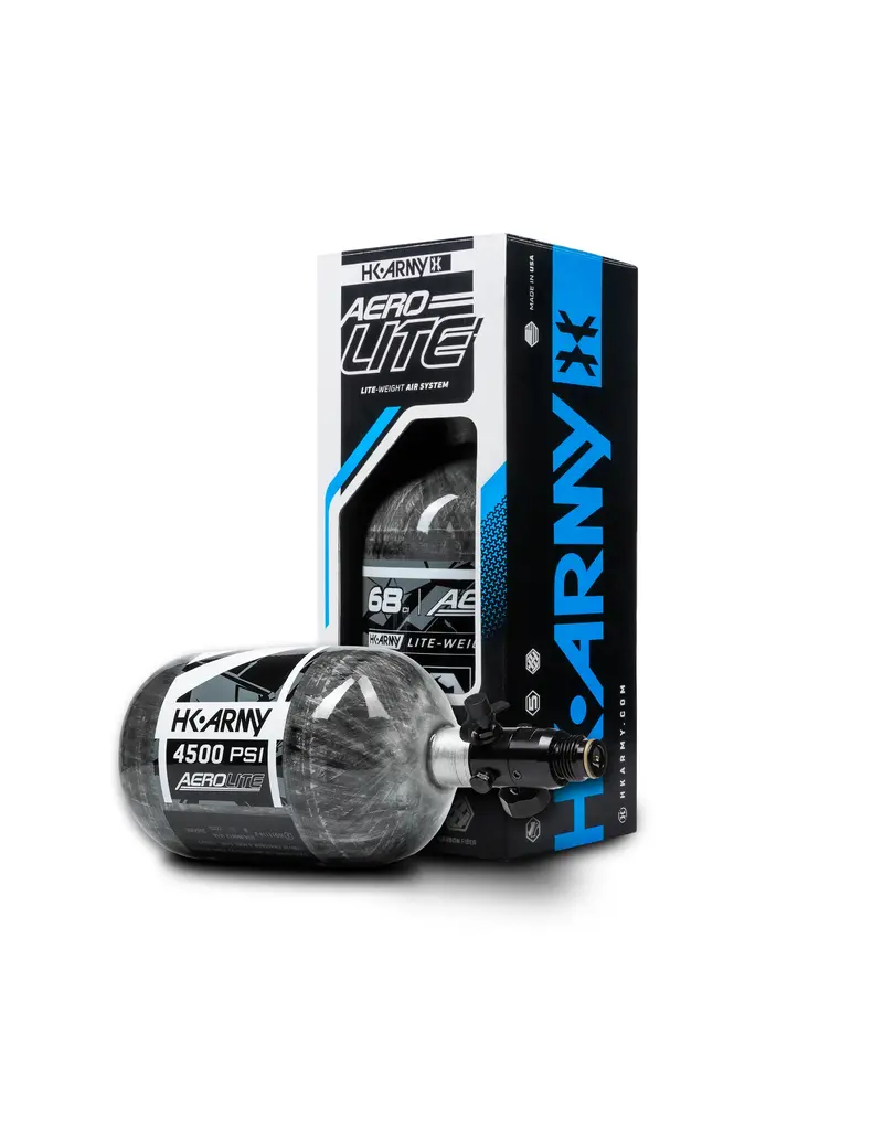 HK Army Aerolite Carbon Fiber Tank - 68ci / 4500psi - Clear