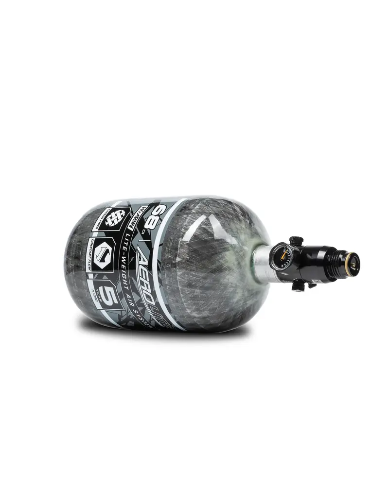 HK Army Réservoir Aerolite en fibre de carbone - 68 ci / 4500 psi - Transparent