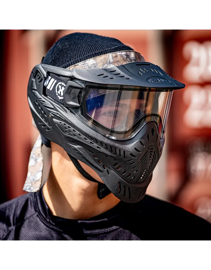 HK Army Masque Noir HSTL à verres transparents
