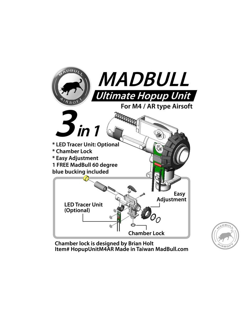 Madbull Ultimate Hopup Unit for M4/M16 Series