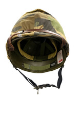 Genuine US Style OD M1 Steel Helmet with Liner Camo Cover