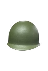 Genuine US Style OD M1 Steel Helmet with Liner Camo Cover