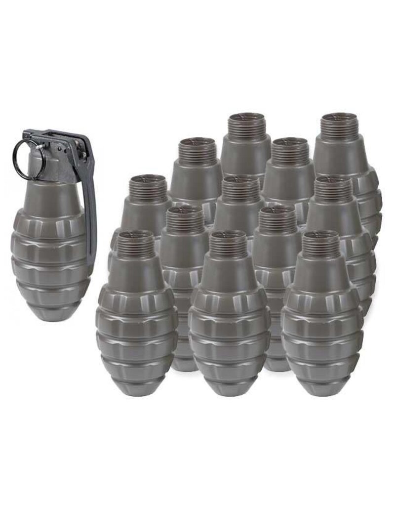 Grenade de simulation CO2 Thunder B Airsoft (Modèle : Ananas / Lot de 12)