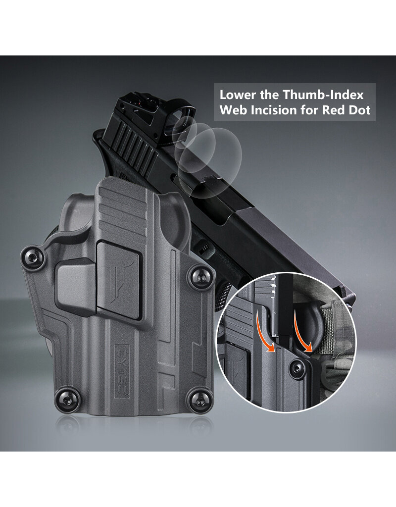 Cytac Étui Mega-Fit universel avec point rouge Gen.2