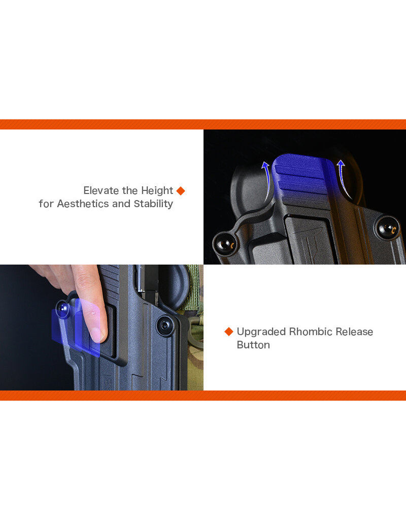 Cytac Étui Mega-Fit universel avec point rouge Gen.2