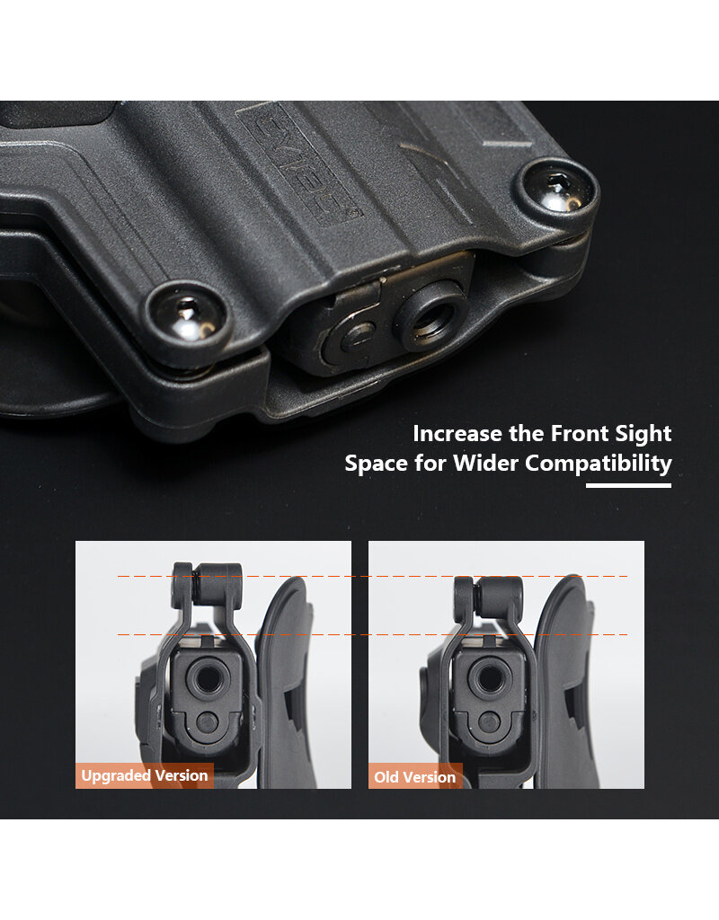 Cytac Mega-Fit Holster Universal Fit with Red Dot Gen.2