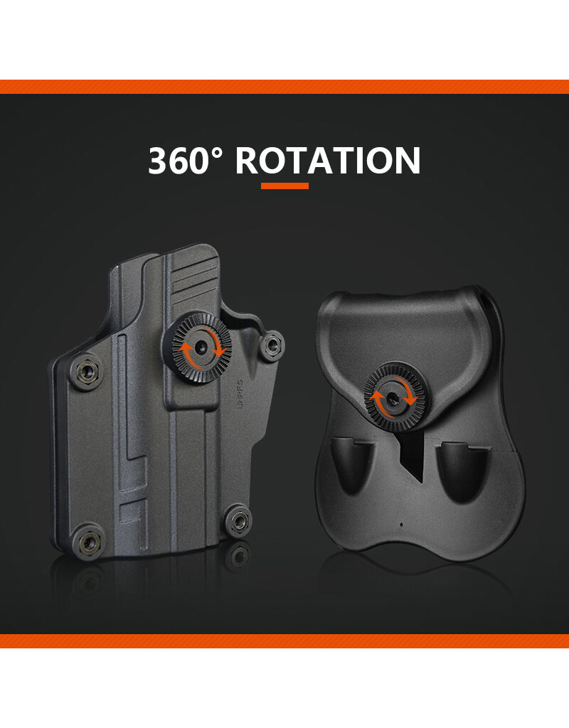 Cytac Étui Mega-Fit universel avec point rouge Gen.2