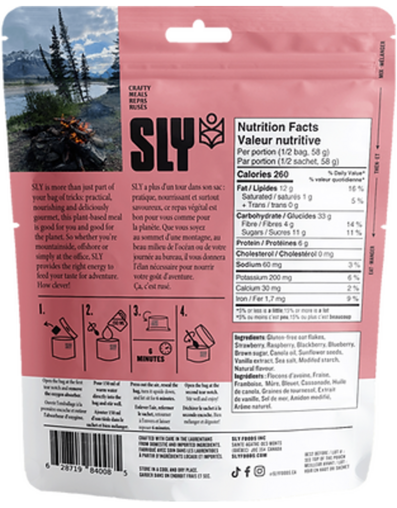 SLY Foods Granola aux fruits rouges