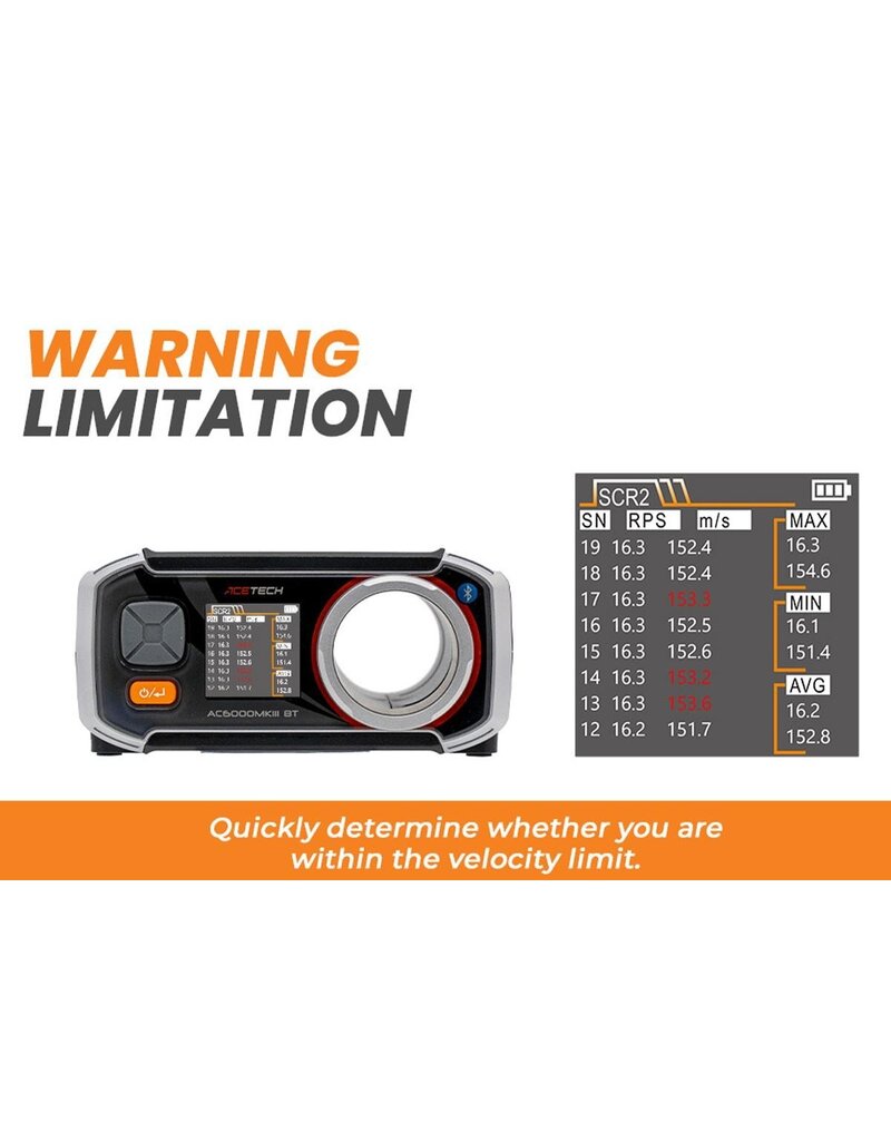AceTech AC6000 MKIII BT Chronograph