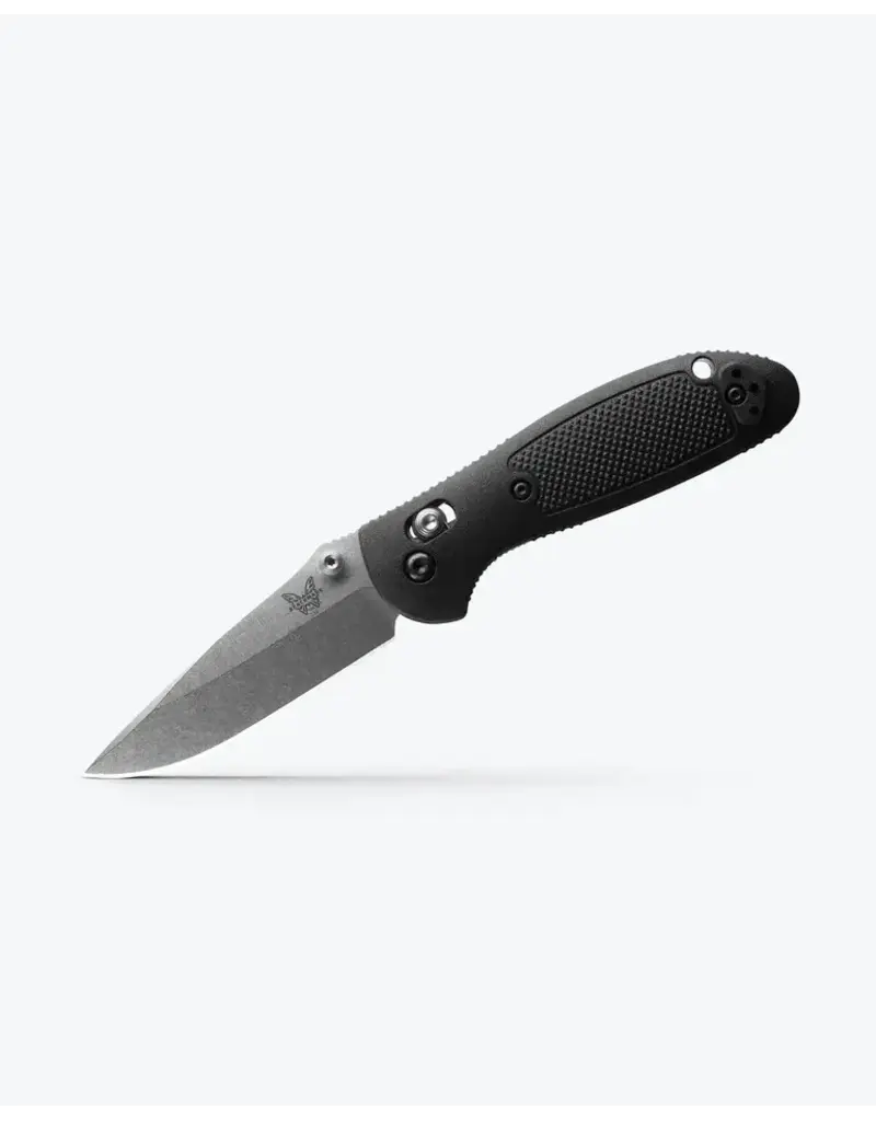 Benchmade Mini Griptilian Black Grivory Drop-point