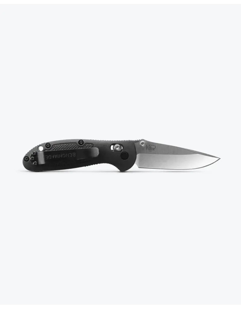 Benchmade Mini Griptilian Black Grivory Drop-point