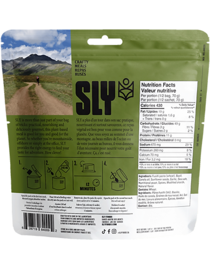 SLY Foods Pâtes au pesto