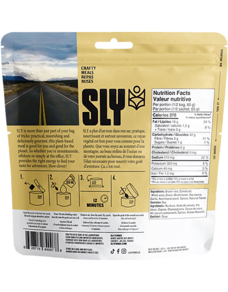 SLY Foods Risotto aux champignons