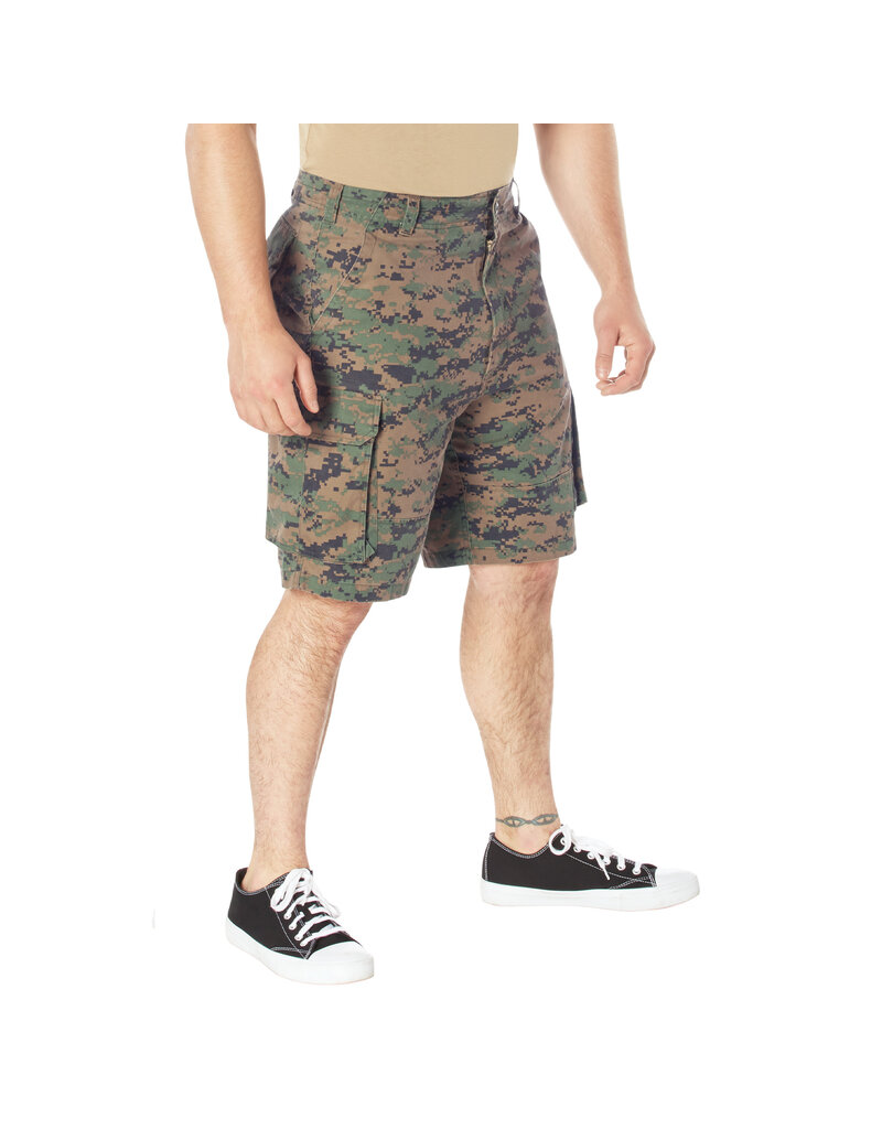 Rothco Short cargo de parachutiste vintage Woodland Digital