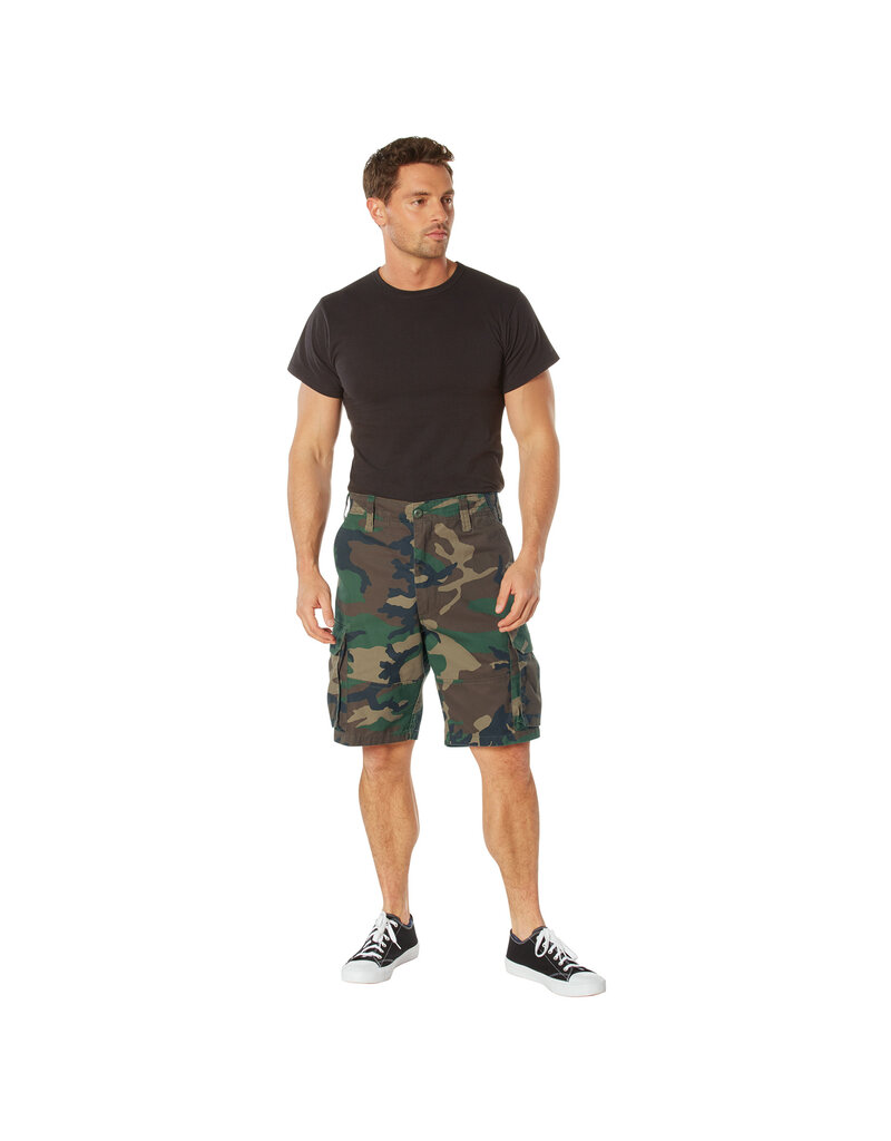 Rothco Vintage Paratrooper Cargo Shorts Woodland