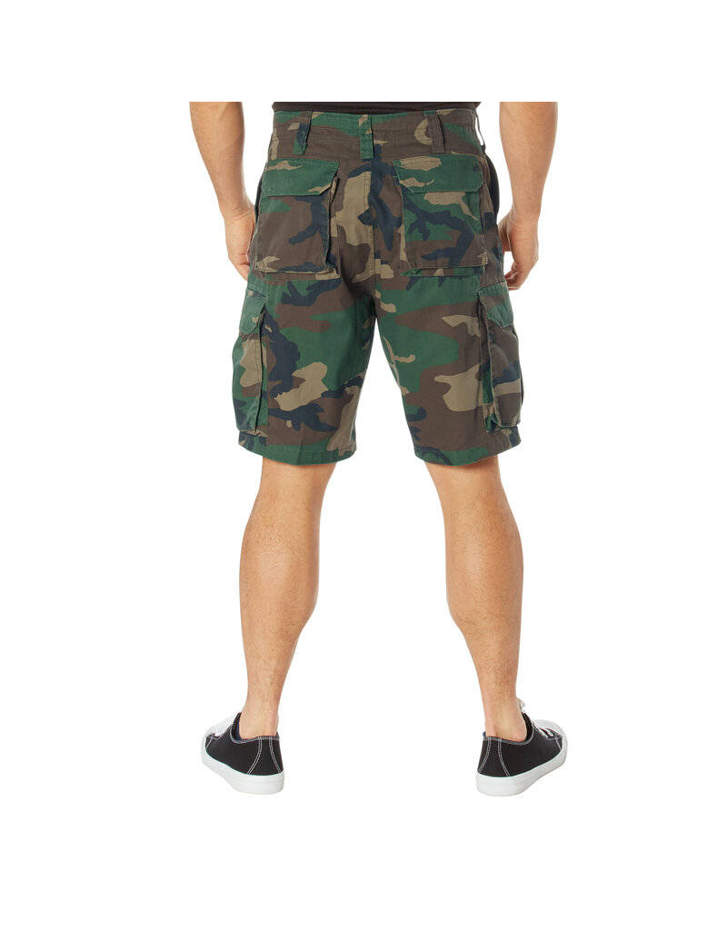 Rothco Vintage Paratrooper Cargo Shorts Woodland