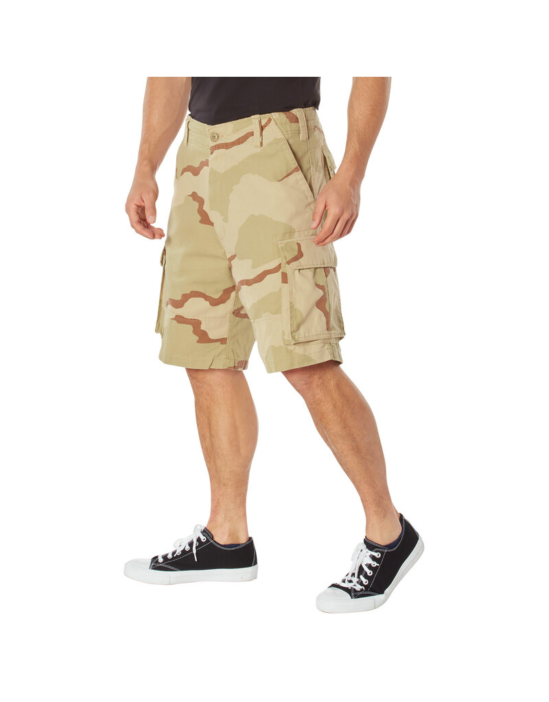 Rothco Vintage Paratrooper Cargo Shorts Tri-Color Desert