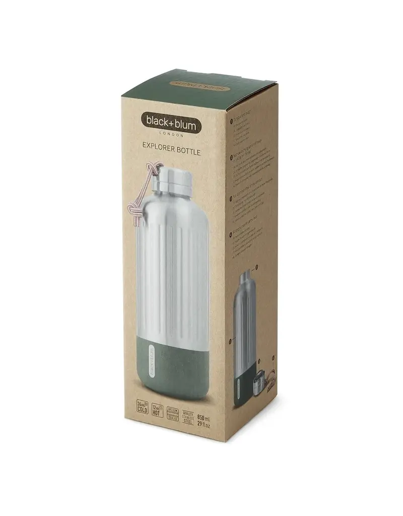 Black+Blum Bouteille isotherme Explorer 850 ml Olive
