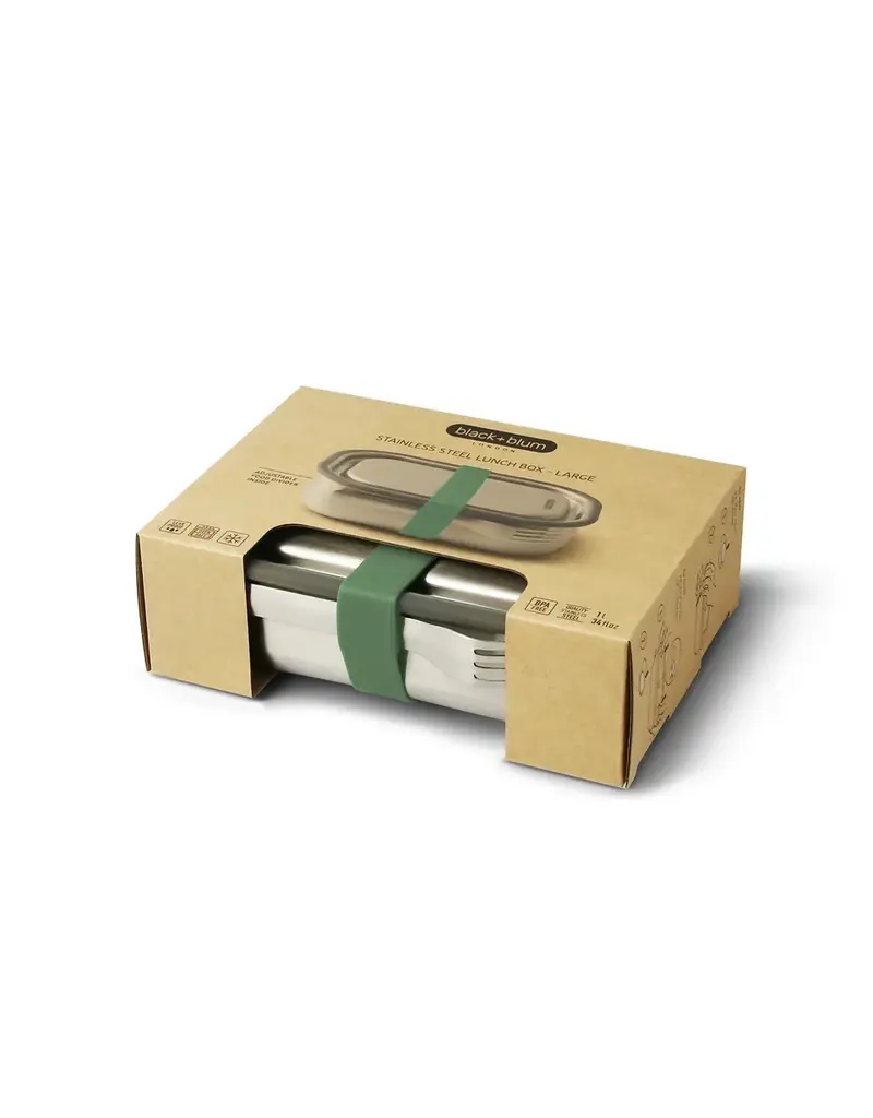 Black+Blum Boîte à lunch en acier inoxydable 1L