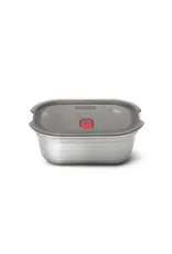 Black+Blum Steel Food Box Grey and Red