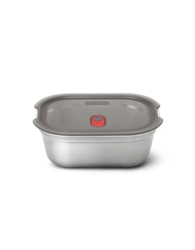 Black+Blum Boîte à aliments en acier gris et rouge