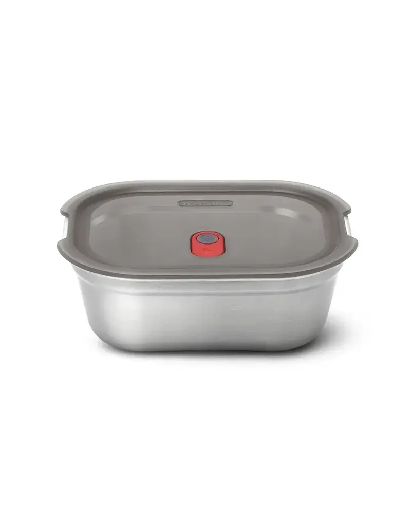 Black+Blum Boîte à aliments en acier gris et rouge