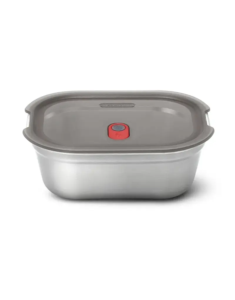 Black+Blum Steel Food Box Grey and Red