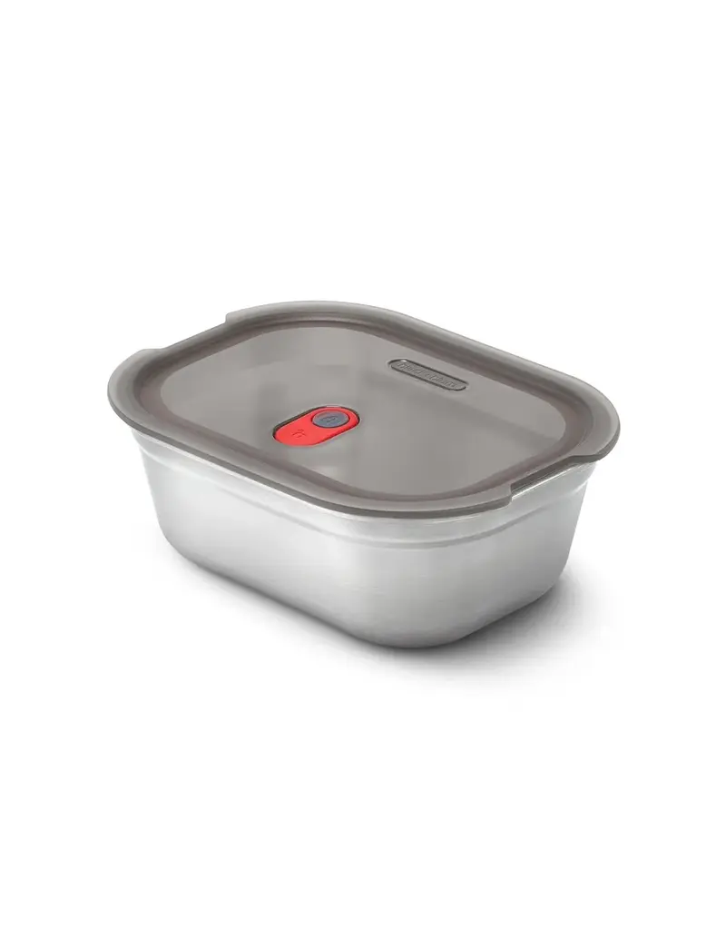 Black+Blum Boîte à aliments en acier gris et rouge