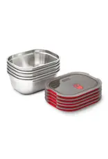 Black+Blum Steel Food Box Grey and Red