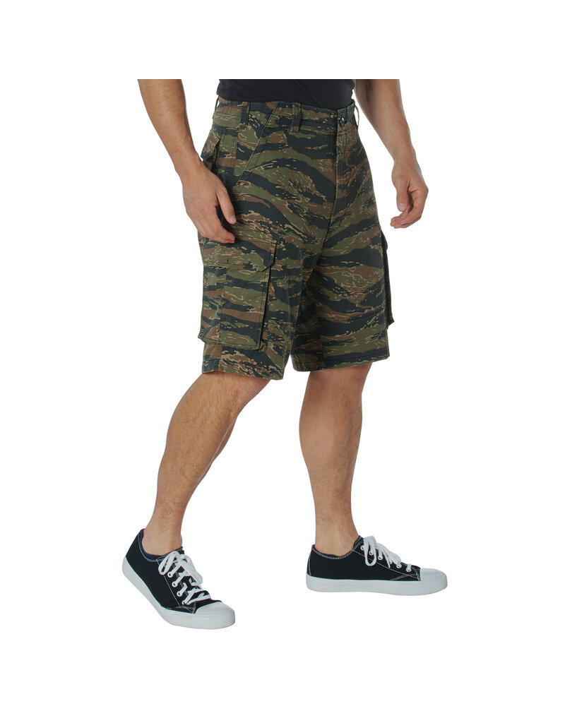 Rothco Short cargo de parachutiste vintage à rayures tigrées