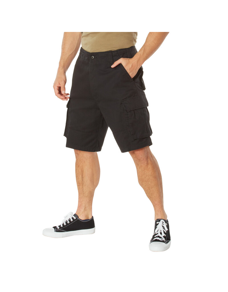 Rothco Vintage Paratrooper Cargo Shorts Black