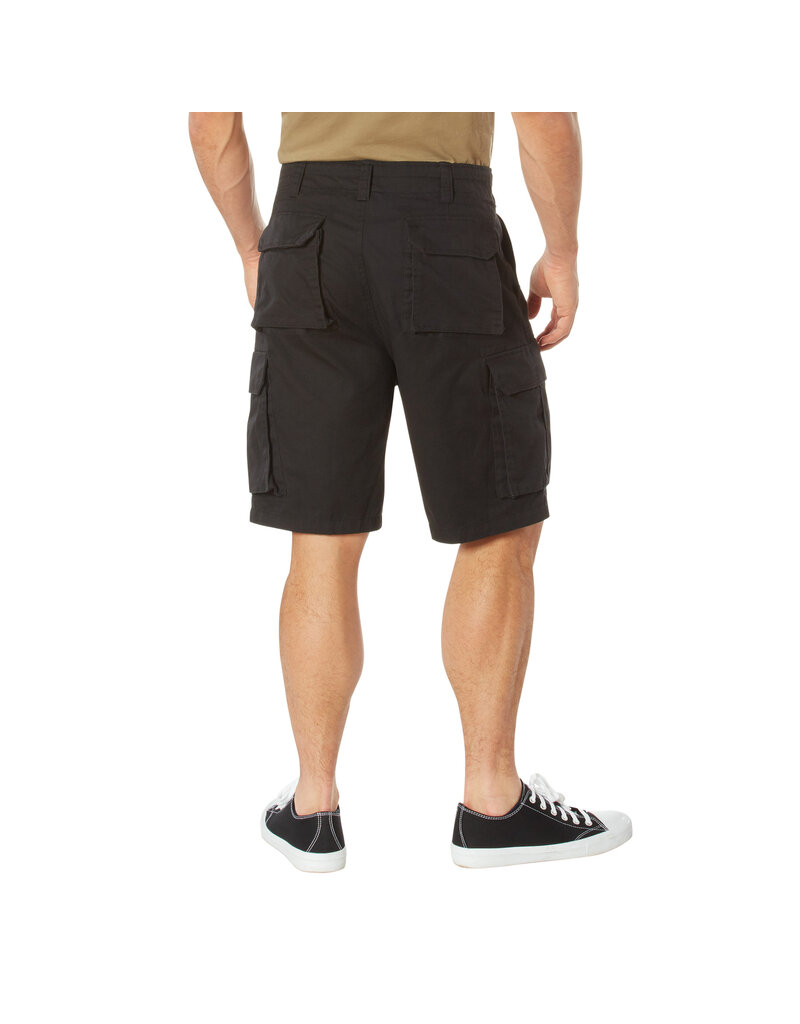 Rothco Vintage Paratrooper Cargo Shorts Black